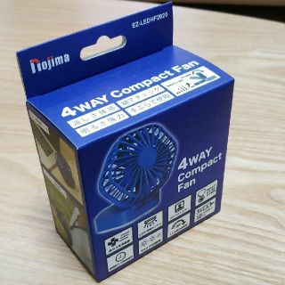 ノジマ　コンパクトファン　扇風機　4WAY Compact Fan(扇風機)