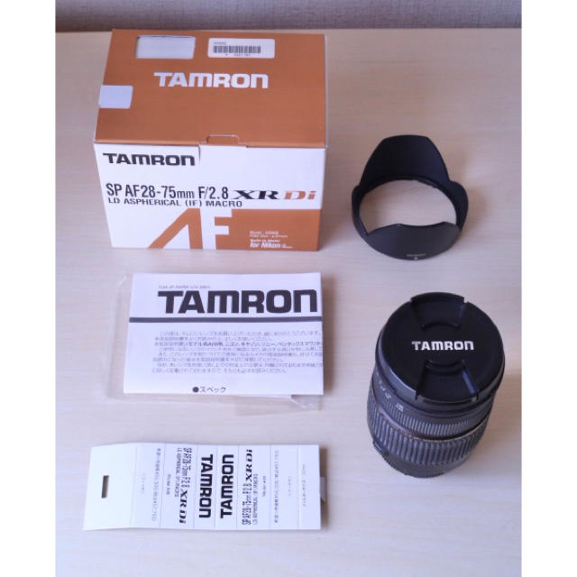 TAMRON(タムロン)のタムロン SP AF 28-75mm F/2.8 XR Di ニコン用 スマホ/家電/カメラのカメラ(レンズ(ズーム))の商品写真