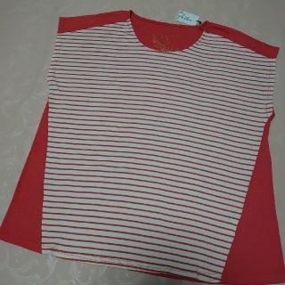 アズノゥアズドゥバズ(as know as de base)の【新品・未使用】アズノウアズ🌿Ｔシャツ　カットソー　19号　オオラカ(Tシャツ(半袖/袖なし))