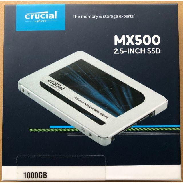 Crucial SSD 1000GB MX500 内蔵2.5インチ 7mm MX