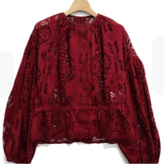 アメリヴィンテージ(Ameri VINTAGE)の新品★ REKISAMIレースブラウス(シャツ/ブラウス(長袖/七分))