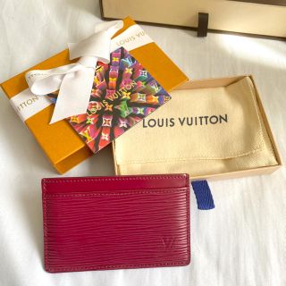 ルイヴィトン(LOUIS VUITTON)のLOUIS VUITTON エピ パスケース(名刺入れ/定期入れ)