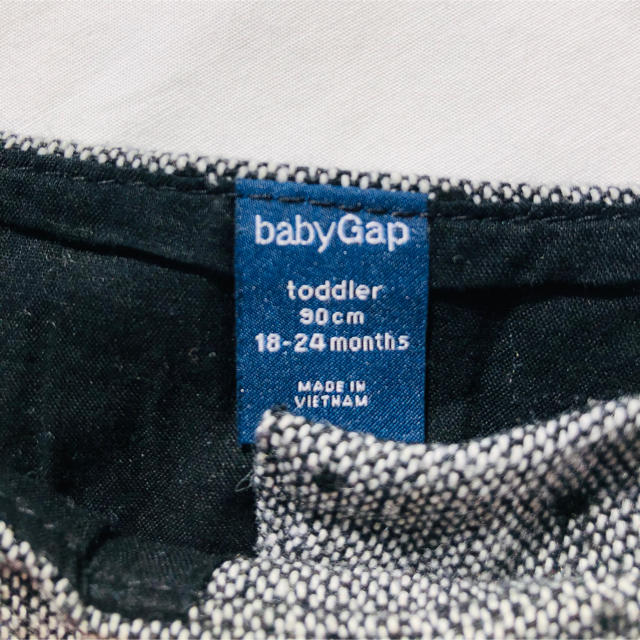 babyGAP(ベビーギャップ)のワンピース　90 キッズ/ベビー/マタニティのキッズ服女の子用(90cm~)(ワンピース)の商品写真