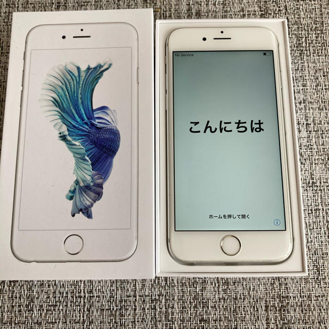 AppleiPhone 6s シルバー 64GB simフリー