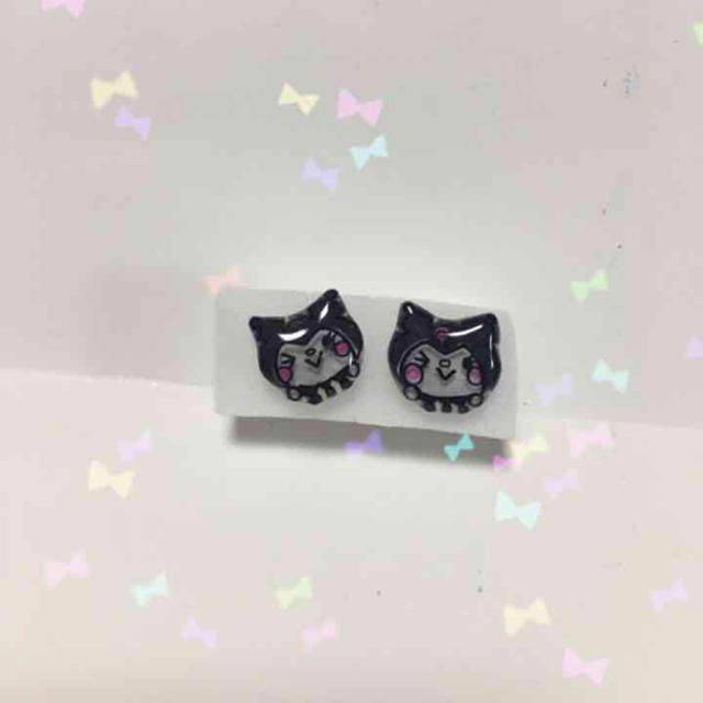 ☆クロミ☆金属ピアス ハンドメイドのアクセサリー(ピアス)の商品写真