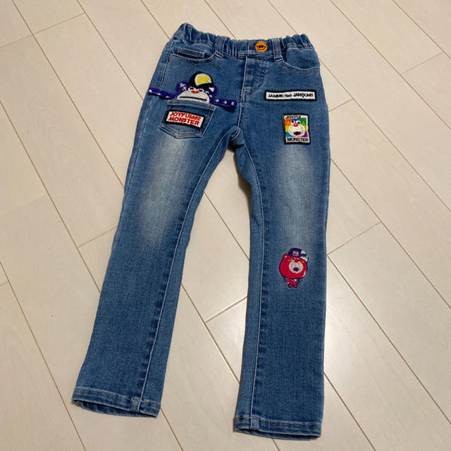 JAM(ジャム)のジャム ワッペンデニム 110 JAM キッズ/ベビー/マタニティのキッズ服男の子用(90cm~)(パンツ/スパッツ)の商品写真