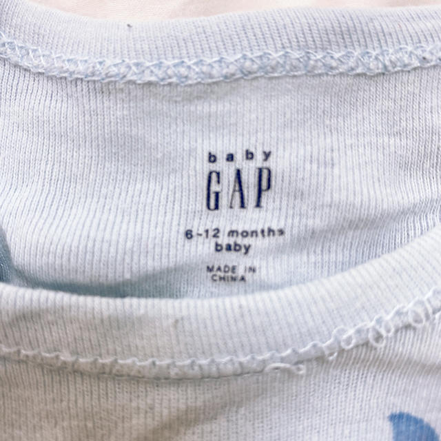 GAP(ギャップ)の【10/12お値下げ】GAPベビー ロンパース 男の子6-12m キッズ/ベビー/マタニティのベビー服(~85cm)(ロンパース)の商品写真