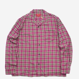 シュプリーム(Supreme)のsupreme plaid rayon shirt プライド　レーヨン　シャツ(シャツ)