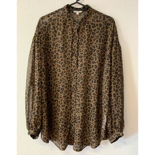 マウジー(moussy)の【新品未使用】MOUSSY レオパード柄ブラウス(シャツ/ブラウス(長袖/七分))