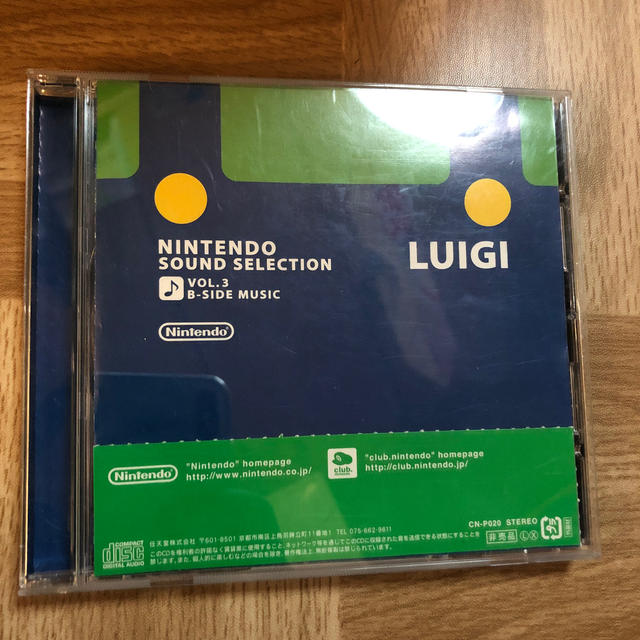 任天堂(ニンテンドウ)のNintendo sound selection LUIGI エンタメ/ホビーのCD(ゲーム音楽)の商品写真