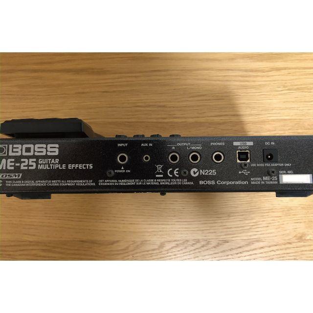 BOSS(ボス)のBOSS マルチエフェクターME-25+ACアダプタPSA-100S 楽器のレコーディング/PA機器(エフェクター)の商品写真