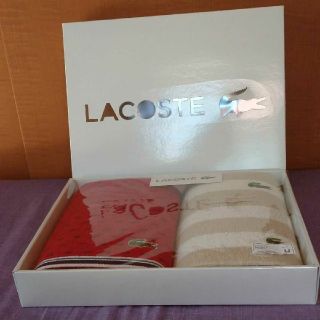 ラコステ(LACOSTE)のみずなし様専用 LACOSTE タオルギフトセット(タオル/バス用品)