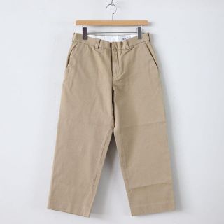 ヤエカ(YAECA)のYAECA COTTON TWILL PANTS WIDE 19602 Sサイズ(スラックス)