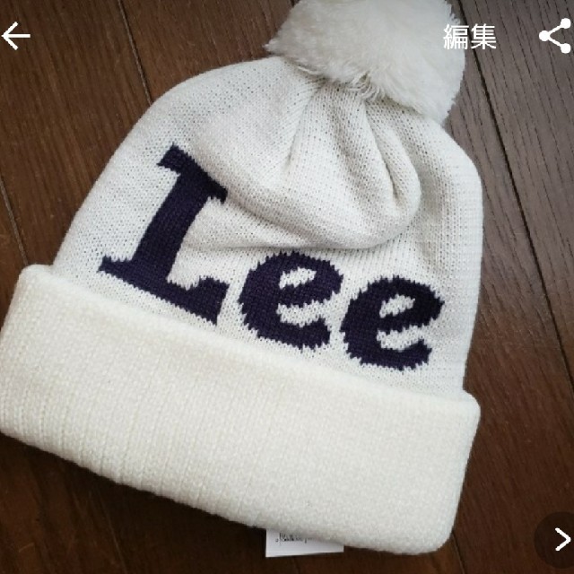 Lee(リー)の専用　新品　Lee　ニット帽　２点セット キッズ/ベビー/マタニティのこども用ファッション小物(帽子)の商品写真