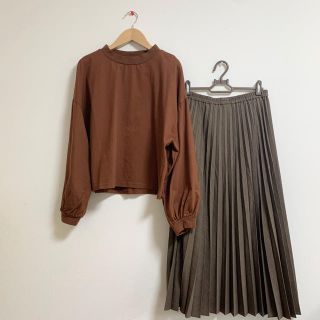 ダブルクローゼット(w closet)のw closet ブラウントップス(カットソー(長袖/七分))