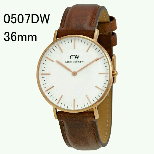 Daniel Wellington(ダニエルウェリントン)の新品 DW 36mm 0507DW レディースのファッション小物(腕時計)の商品写真