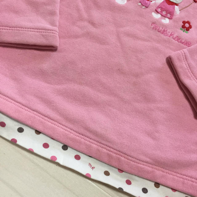 mikihouse(ミキハウス)のミキハウス うさこ トレーナー キッズ/ベビー/マタニティのキッズ服女の子用(90cm~)(Tシャツ/カットソー)の商品写真