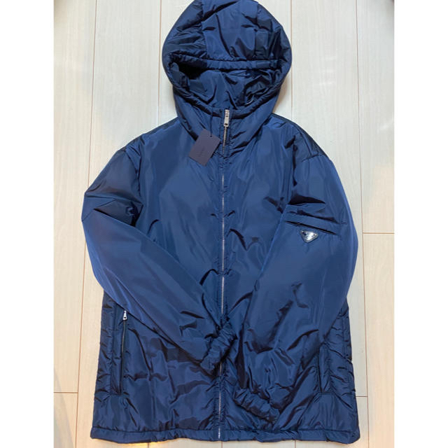 ♡新品未使用タグ付♡PRADAナイロンコート ネイビー | myglobaltax.com