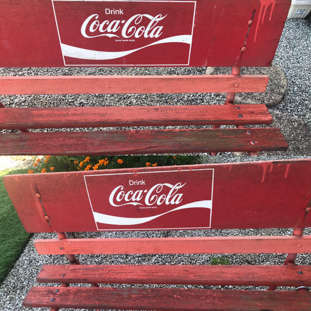 コカ・コーラ - コカコーラ ベンチ 木製の通販 by Bee's shop｜コカコーラならラクマ