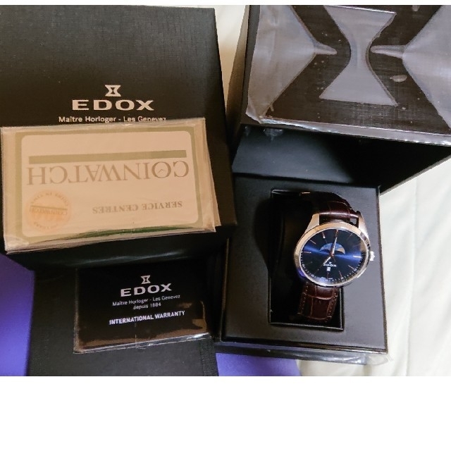EDOX(エドックス)のsacra様専用♥️エドックス ムーンフェイズ メンズの時計(腕時計(アナログ))の商品写真