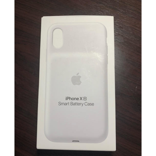 iPhoneXR smart battery case whiteスマホアクセサリー