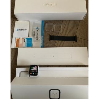 アップルウォッチ(Apple Watch)のapple watch series4 40mm アルミニウムシルバーおまけ付き(腕時計(デジタル))