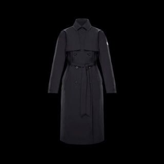 モンクレール(MONCLER)の♡MONCLER♡黒トレンチコート 0サイズ(トレンチコート)