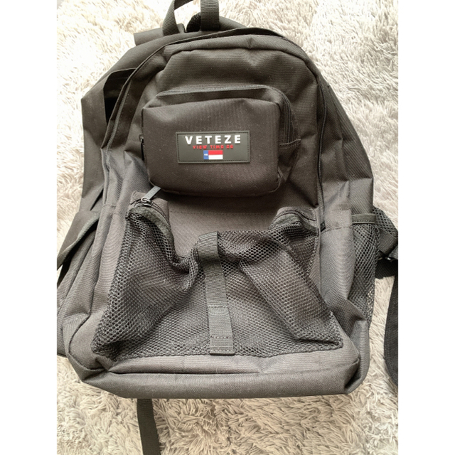 VETEZE/RETRO SPORT BAG/black/リュック