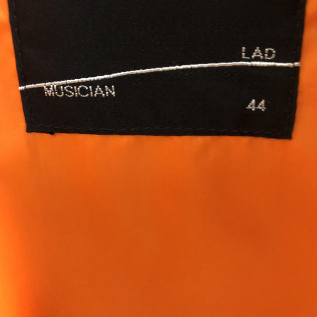LAD MUSICIAN(ラッドミュージシャン)のLAD MUSICIAN MA-1  19ss BLACK メンズのジャケット/アウター(ブルゾン)の商品写真