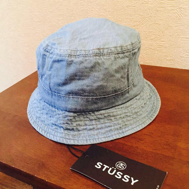 STUSSY(ステューシー)のSTUSSY バケットハット 水色系 レディースの帽子(ハット)の商品写真