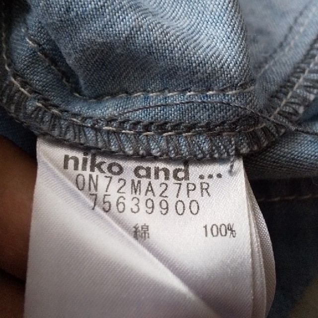 niko and...(ニコアンド)のデニムシャツ メンズのトップス(シャツ)の商品写真