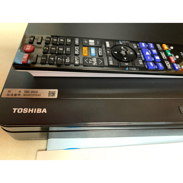 美品】東芝 REGZA レグザ ブルーレイレコーダー DBR-W508 の通販 by