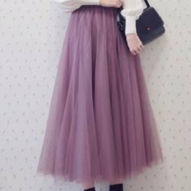 しまむら(シマムラ)のチュールスカート  ピンク レディースのスカート(ロングスカート)の商品写真