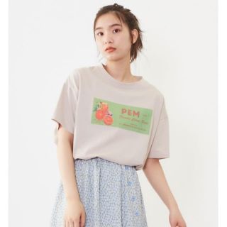 プードゥドゥ(POU DOU DOU)のプードゥドゥ　ヴィンテージ ラベルプリントTee(Tシャツ(半袖/袖なし))