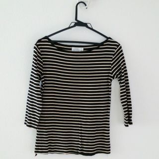 ザラ(ZARA)のZARA  ボーダーカットソー(Tシャツ(長袖/七分))