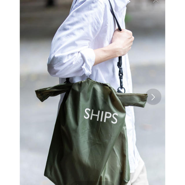 SHIPS(シップス)のSHIPS パッカブルエコバッグ　シップス　エコbag オリーブ  レディースのバッグ(エコバッグ)の商品写真