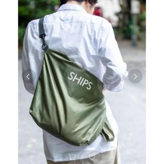 シップス(SHIPS)のSHIPS パッカブルエコバッグ　シップス　エコbag オリーブ (エコバッグ)