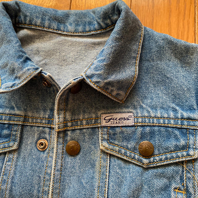 GUESS(ゲス)のGUESS JEANSキッズデニムブルゾン キッズ/ベビー/マタニティのキッズ服女の子用(90cm~)(ジャケット/上着)の商品写真