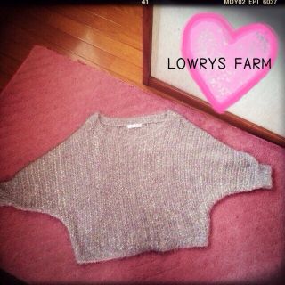 ローリーズファーム(LOWRYS FARM)の【値下】mix ニット(ニット/セーター)