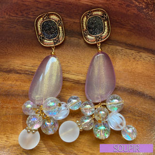 レイビームス(Ray BEAMS)のハンドメイド　ピアス　glitter sway pierce(ピアス)