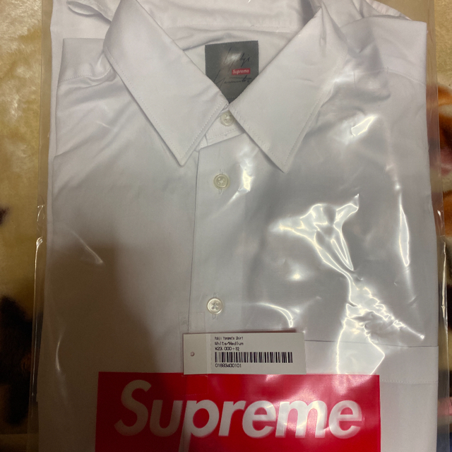 Supreme(シュプリーム)のsupreme yohji yamamoto white shirt メンズのトップス(Tシャツ/カットソー(七分/長袖))の商品写真