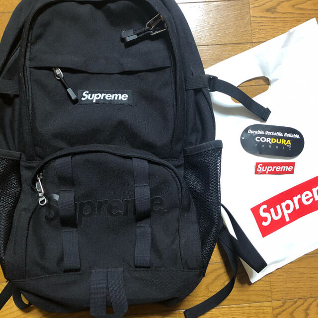 Supreme(シュプリーム)の美品　supreme シュプリーム　15ss バックパック　リュック　 メンズのバッグ(バッグパック/リュック)の商品写真