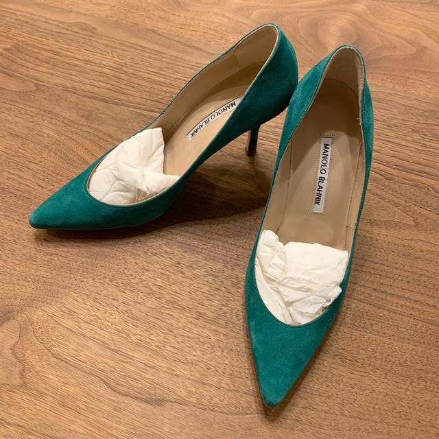 マノロブラニク Manolo Blahnik 36ハーフ 一度のみ着用 - ハイヒール