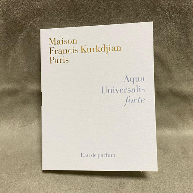 Maison Francis Kurkdjian(メゾンフランシスクルジャン)のAqua Universalis forte 2ml サンプル コスメ/美容の香水(ユニセックス)の商品写真