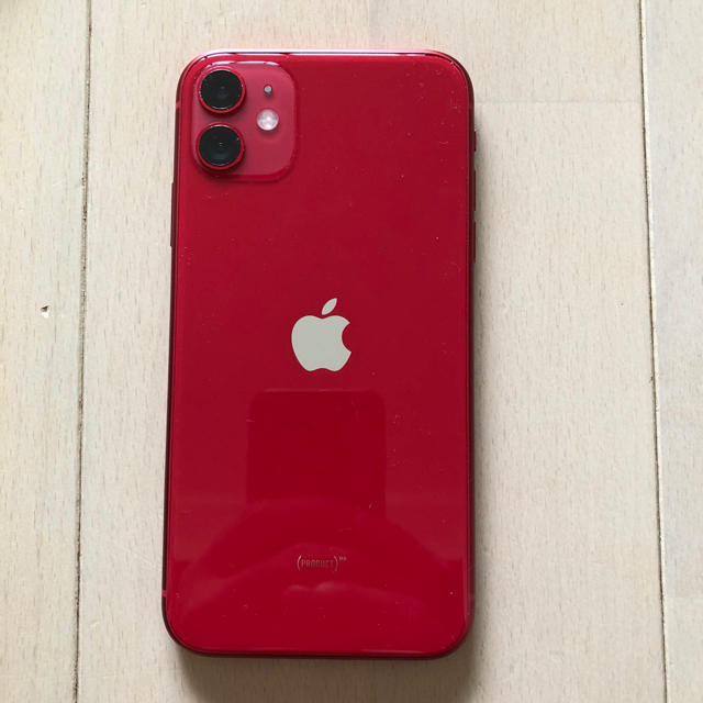 iPhone 11 (PRODUCT)RED 128 GB SIMフリー