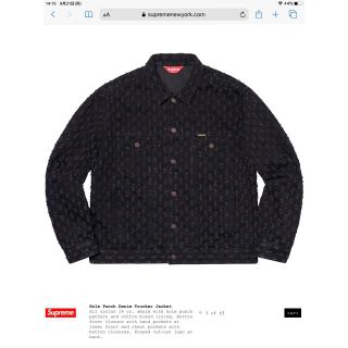 シュプリーム(Supreme)のSupreme Hole Punch Denim Trucker Jacket(Gジャン/デニムジャケット)