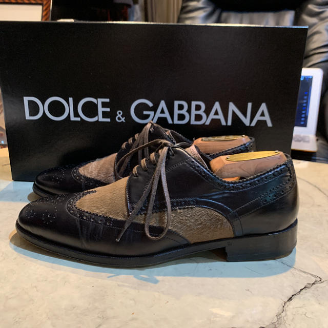 DOLCE&GABBANA(ドルチェアンドガッバーナ)の美品　DOLCE&GABBANA 革靴 ビジネスシューズ ドレスシューズ  メンズの靴/シューズ(ドレス/ビジネス)の商品写真