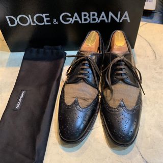 ドルチェアンドガッバーナ(DOLCE&GABBANA)の美品　DOLCE&GABBANA 革靴 ビジネスシューズ ドレスシューズ (ドレス/ビジネス)