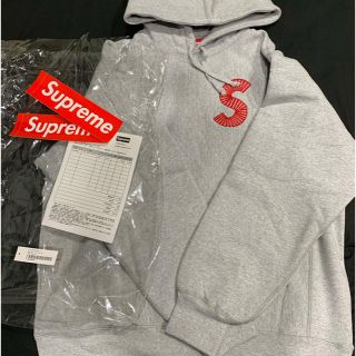 シュプリーム(Supreme)の新品　supreme シュプリーム　2020AW Sロゴ　グレー(パーカー)