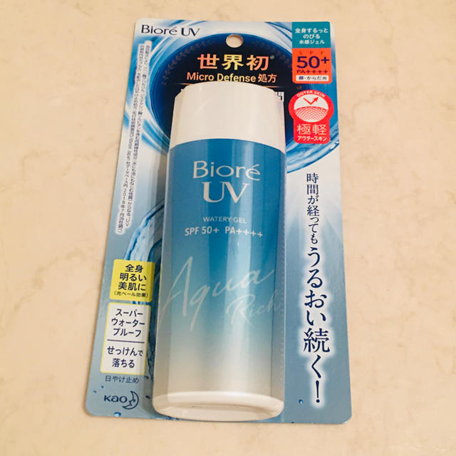 BioreUV アクアリッチ ウォータリージェル コスメ/美容のボディケア(日焼け止め/サンオイル)の商品写真